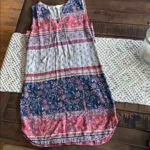 BeachLunchLounge boho print dress XS EUC